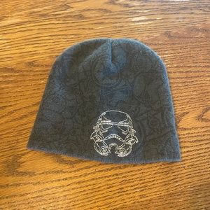 Star Wars Beanie hat Grey with White stitching Stormtrooper with Dark Grey